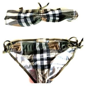 Burberry bikini (top and bottom)